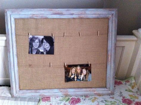 burlap frame|More.